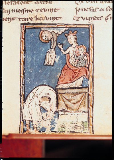 Ms 3516 f.127 Kejklíř z Notre Dame od French School