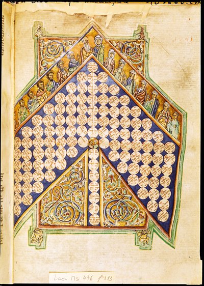 Ms 476 fol.233 Stránka z Bible od French School