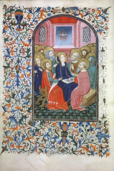 Paní Gen 288 f.23v Letnice, kolem 1460 od French School