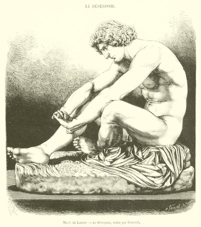 Muzeum Louvre, Zoufalství (rytina) od French School