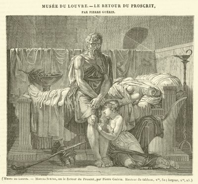 Muzeum Louvre, Marcus Sextus nebo Návrat zavrženého (rytina) od French School