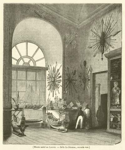 Námořní muzeum v Louvru, Salle La Perouse, druhý pohled (rytina) od French School