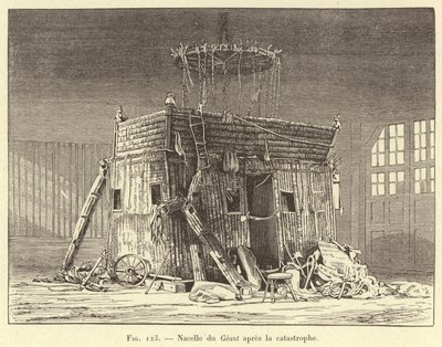 Nacelle du Geant po katastrofě (rytina) od French School