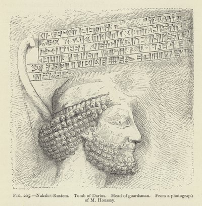 Naksh-i-Rustem, hrobka Dariuse, vedoucího strážce od French School