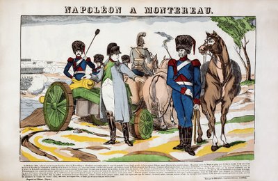 Napoleon v Montereau 28. února od French School