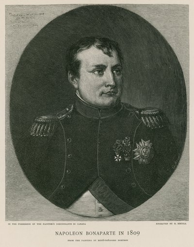 Napoleon Bonaparte v roce 1809 od French School