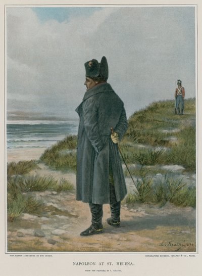 Napoleon na Svaté Heleně od French School