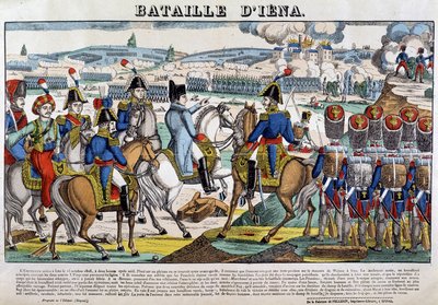 Napoleon v bitvě u Jeny (13/10/1806) - obraz Epinalu od French School