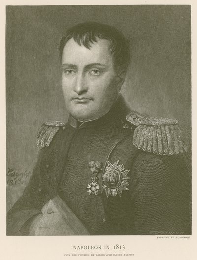 Napoleon v roce 1813 od French School