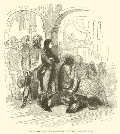 Napoleon v galerii úmluvy (rytina) od French School