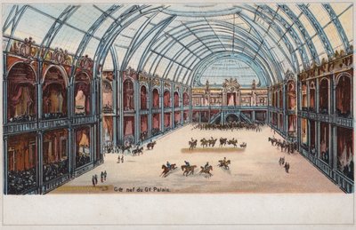 Loď Grand Palais, Světová výstava, Paříž od French School