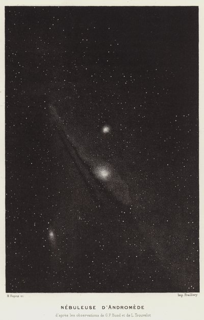 mlhovina Andromeda (litho) od French School
