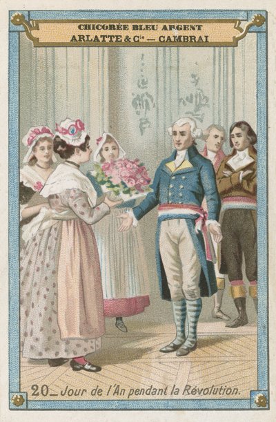 Nový rok během francouzské revoluce od French School