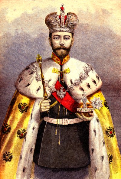 Nicholas II, car Ruska od French School