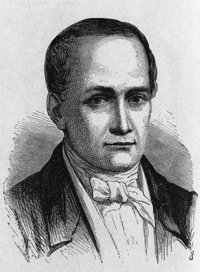 Nicéphore Niepce (1765-1833), francouzský vynálezce, průkopník fotografie - v „Album de la Science; věhlasní vědci; Velké objevy “”” 1896. od French School