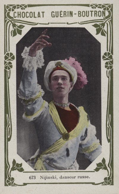 Nižinskij, ruský tanečník (barevná fotografie) od French School