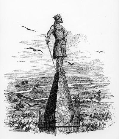 Nominoe, první bretaňský vévoda, ilustrace z knihy La Bretagne Ancienne et Moderne od Pitra Chevaliera, cca 1840 od French School