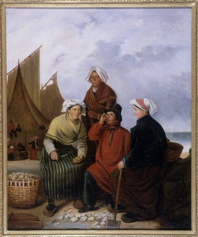 Normandie, ochutnávka ústřic - Olej od Francoeur od French School