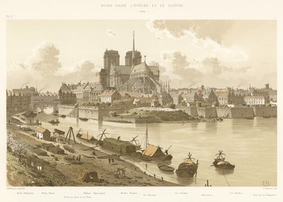 Notre-Dame lEveche a klášter, 1595 od French School