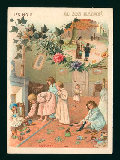 Listopad a prosinec (chromolit) od French School