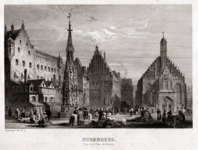 Norimberk. (rytina, asi 1830) od French School