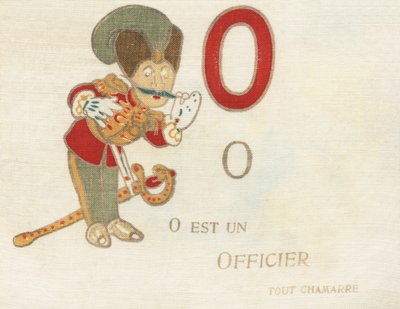 O je bojový důstojník. od French School