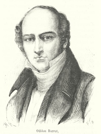 Odilon Barrot (rytina) od French School