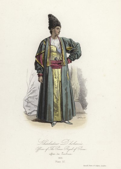 Důstojník prince Royal z Persie od French School