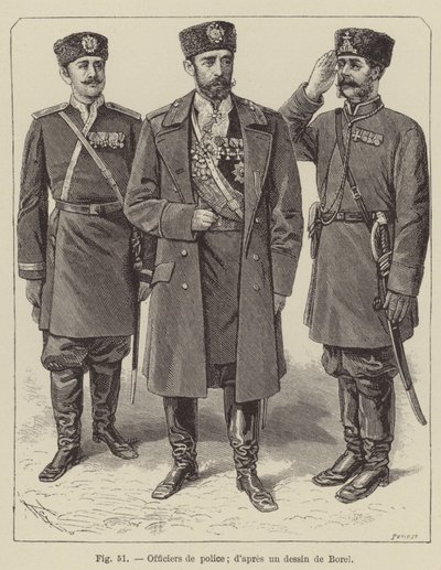Policisté (rytina) od French School