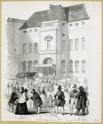 Otevření Musee Royal (Musee du Louvre), 15. března od French School