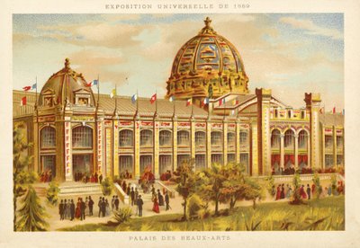 Palác výtvarných umění, výstava Universelle 1889, Paříž od French School