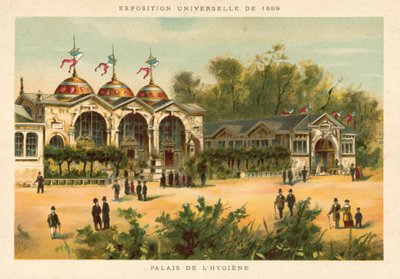 Palác hygieny, výstava Universelle 1889, Paříž od French School
