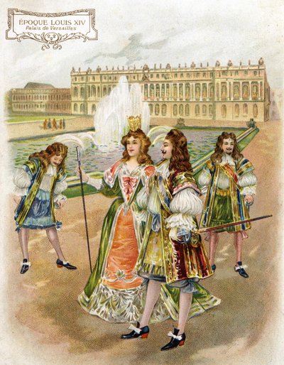 Palác ve Versailles v době Ludvíka XIV. od French School