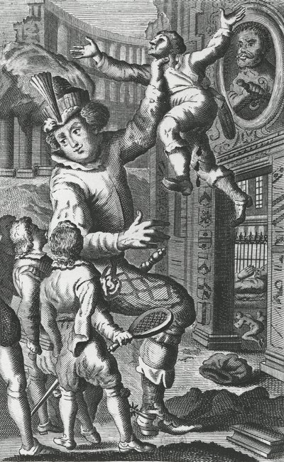 Pantagruel popadl Limousina za hrdlo, ilustrace z 