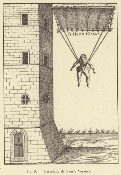 Padák Fausto Veranzio od French School