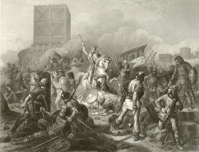 Paříž obležená Normany, 885 od French School