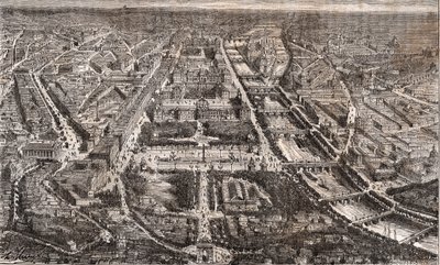 Paříž při pohledu z Arc de Triomphe de l