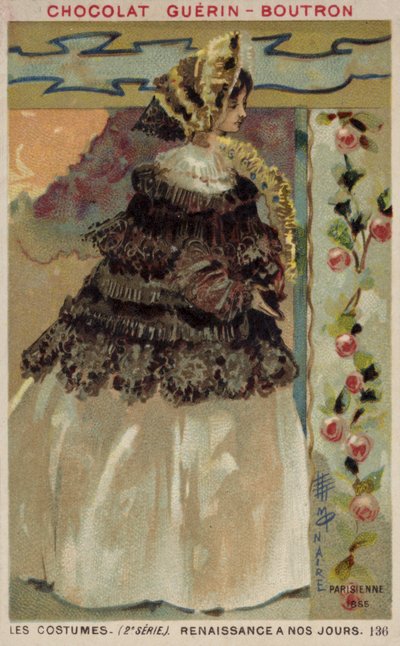 Pařížská móda, 1855 od French School
