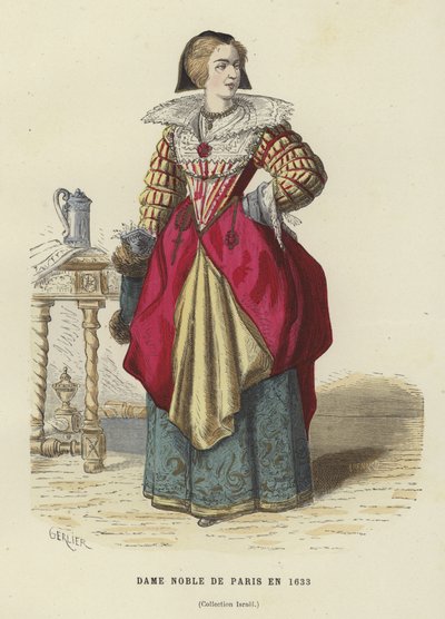Pařížská šlechtična, 1633 od French School
