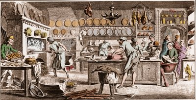 Cukrář – „“ Velká encyklopedie neboli Dictionnaire Raisonne des Sciences, des Arts et des Metiers“ (Encyklopedie nebo slovník věd, umění a povolání) od Denise Diderota (1713-1784) a Jean d