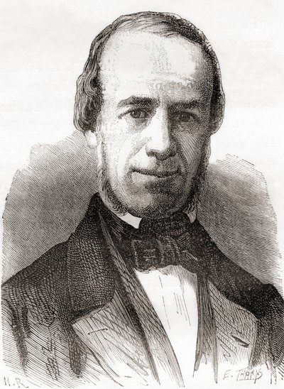 Paul-Gustave Froment, z Les Merveilles de la Science, vydáno kolem roku 1870 (rytina) od French School