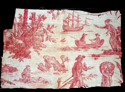 Paul a Virginie Toile de Jouy od French School