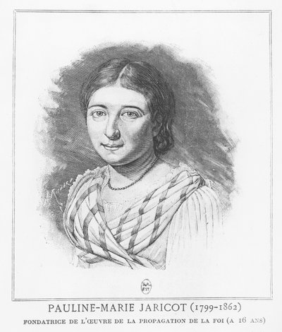 Pauline Jaricot (rytina) od French School