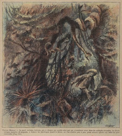 Pauvre Mignon, Edmond Ladoucette (barevná litografie) od French School