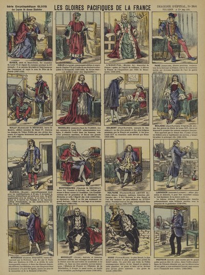 Mírová sláva Francie (barva litho) od French School