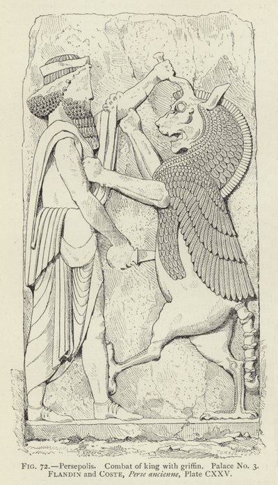 Persepolis, Souboj krále s gryfem, Palác č. 3 od French School