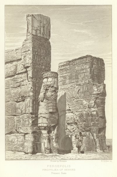 Persepolis, Propylaea of Xerxes, Současný stát od French School