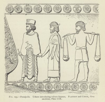 Persepolis, Usherové představují nositele úcty od French School