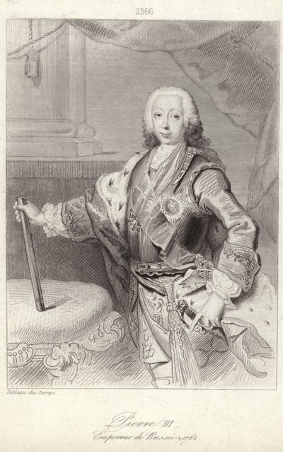 Petr III z Ruska od French School