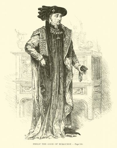 Filip Dobrý z Burgundska od French School